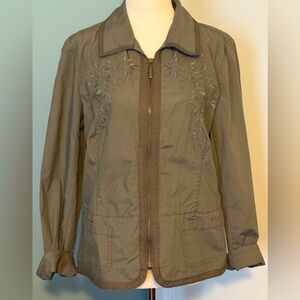 Women’s Christopher & Banks lightweight jacket. New with tags. Petite medium.